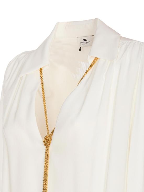  엘리자베타프랜치 블라우스 CA09346E2360 White - ELISABETTA FRANCHI
