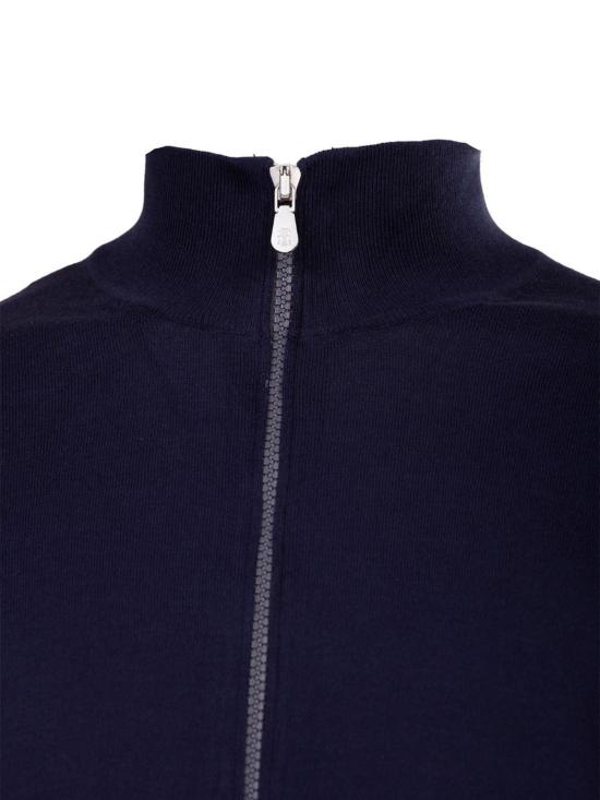 26SS 브루넬로 쿠치넬리 집업 니트 M2900106CW425 Blue - BRUNELLO CUCINELLI