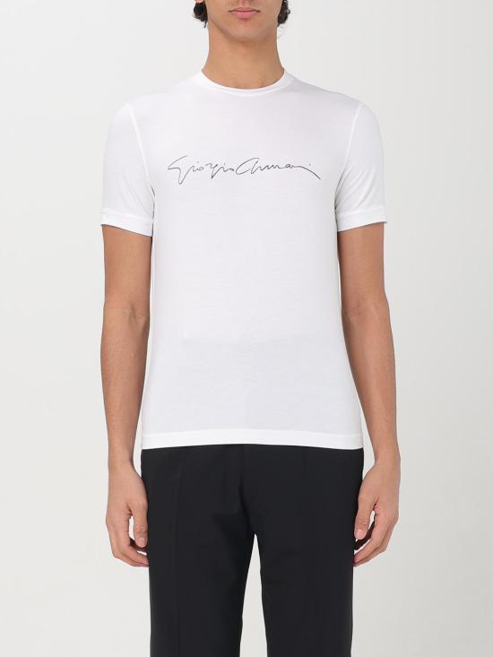 26SS 조르지오 아르마니 반팔 티셔츠 6GST56SJP4Z U090 White