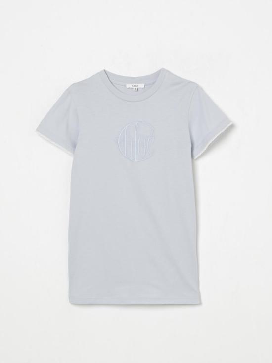 25FW [키즈] 끌로에 티셔츠 C20434 796 Blue