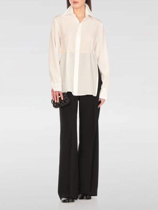 25SS MM6 메종마르지엘라 블라우스 S62DT0037M35441 102 White - MM6 MAISON MARGIELA