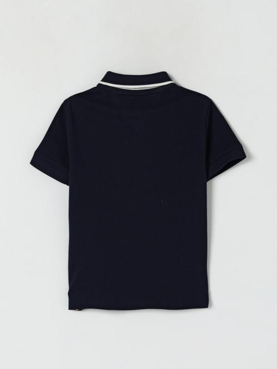 25SS [키즈] 타미힐피거 폴로 셔츠 KB0KB09524 C1G Blue - TOMMY HILFIGER