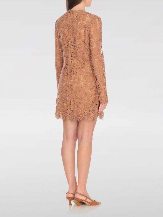 25FW 셀프 포트레이트 숏 원피스 SS25001SAT T Beige - SELF PORTRAIT