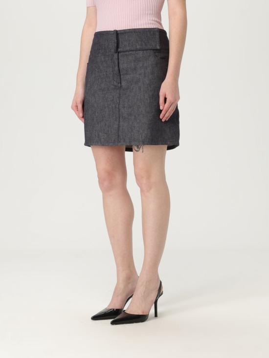 25FW 쿠레쥬 숏 스커트 225DJU271DE0035 9011 Grey - COURREGES