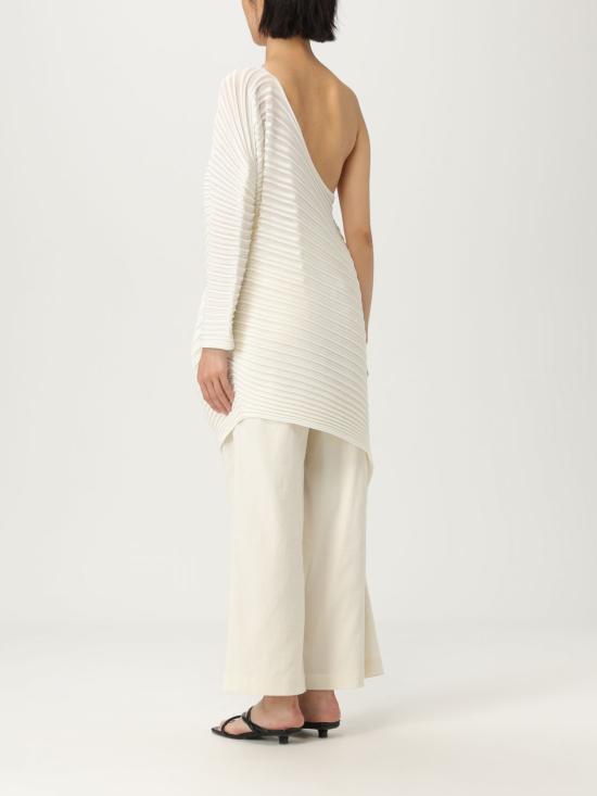 25FW 이세이 미야케 민소매 티셔츠 IM56KN824 06 White - ISSEY MIYAKE