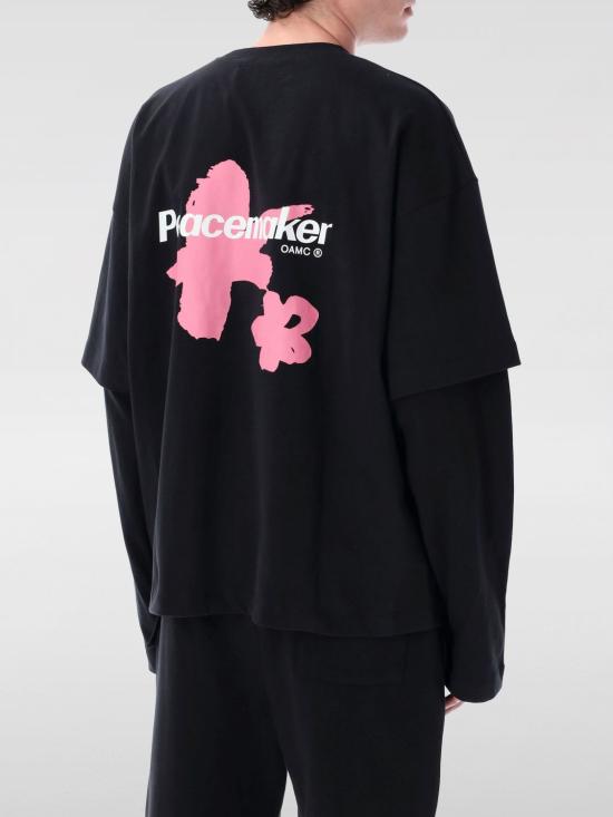 25SS 오에이엠씨 긴팔 티셔츠 PCM1OT05NJE003099 BLK Black - OAMC