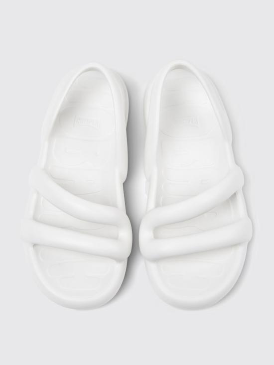 25SS 캠퍼 샌들 K201636 013 KOBARAH FLAT 0 White - CAMPER