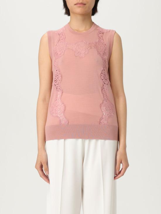 25SS 돌체앤가바나 민소매 티셔츠 FXT02TJDVB0 F0473 Pink