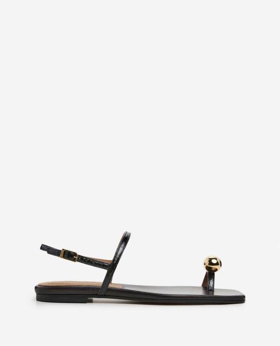  Flattered 뮬/슬리퍼 플래터드 이드리스 가죽 스네이크 힐 - FLATTERED