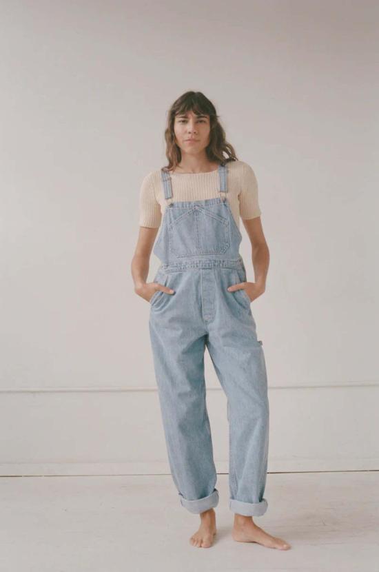  샤이나 모트 점프수트 커프드 오버올