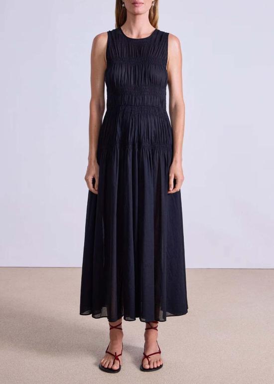  어피스 어파트 롱 원피스 어피스 아파트 파비아나 맥시 드레스 - APIECE APART