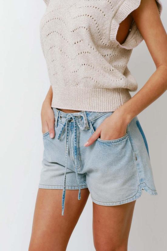  Seventy and Mochi 데님 숏팬츠 세븐티 앤 모치 레미 스포티 숏 - OTHER BRANDS