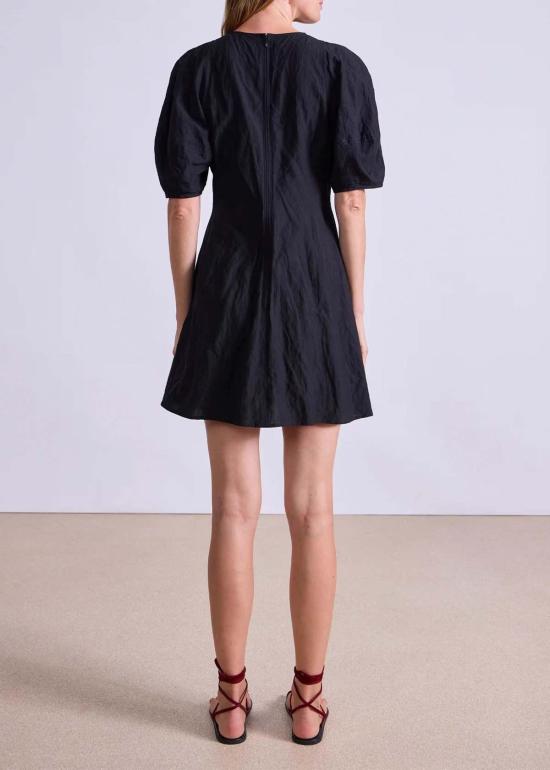  어피스 어파트 숏 원피스 Apiece Apart 베티나 미니 드레스 블랙 - APIECE APART