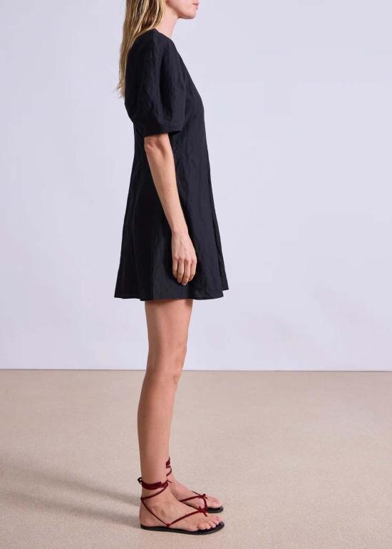  어피스 어파트 숏 원피스 Apiece Apart 베티나 미니 드레스 블랙 - APIECE APART