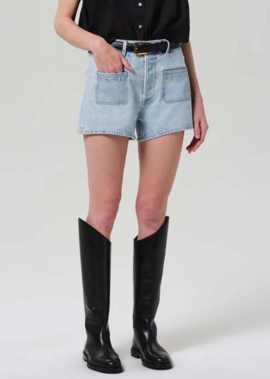  시티즌 오브 휴머니티 데님 숏팬츠 시티즌스 오브 휴머니티 말로우 웰트 포켓 숏팬츠 - CITIZEN OF HUMANITY