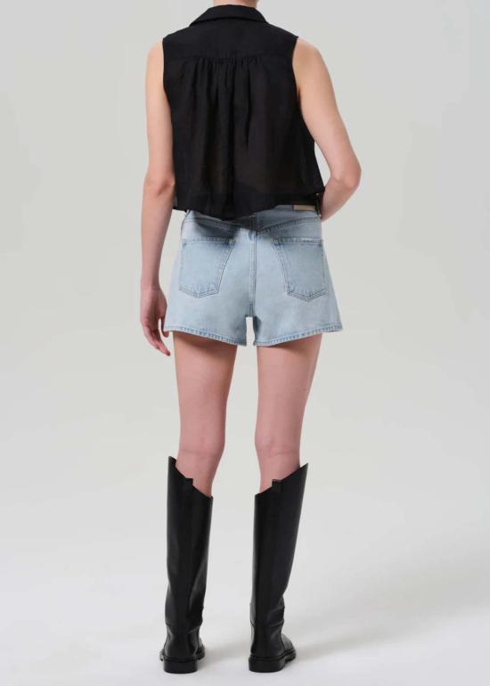  시티즌 오브 휴머니티 데님 숏팬츠 시티즌스 오브 휴머니티 말로우 웰트 포켓 숏팬츠 - CITIZEN OF HUMANITY