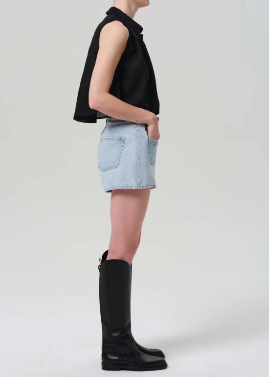  시티즌 오브 휴머니티 데님 숏팬츠 시티즌스 오브 휴머니티 말로우 웰트 포켓 숏팬츠 - CITIZEN OF HUMANITY