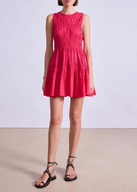  어피스 어파트 숏 원피스 어피스 아파트 파비아나 미니 드레스 베리