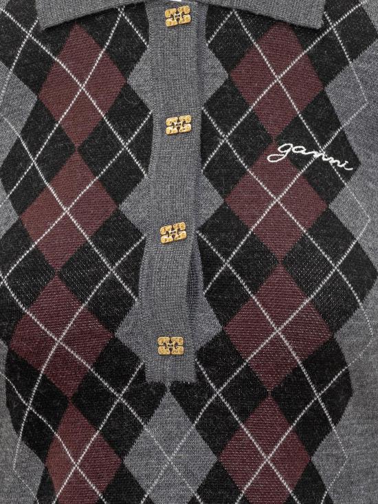 25FW 가니 긴팔 티셔츠 K2314 523 FROST GRAY - GANNI