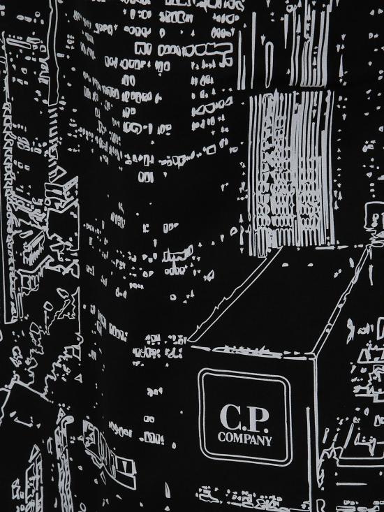 25SS 씨피 컴퍼니 반팔 티셔츠 18CLTS044A006370W999 BLACK DOM - C.P. COMPANY