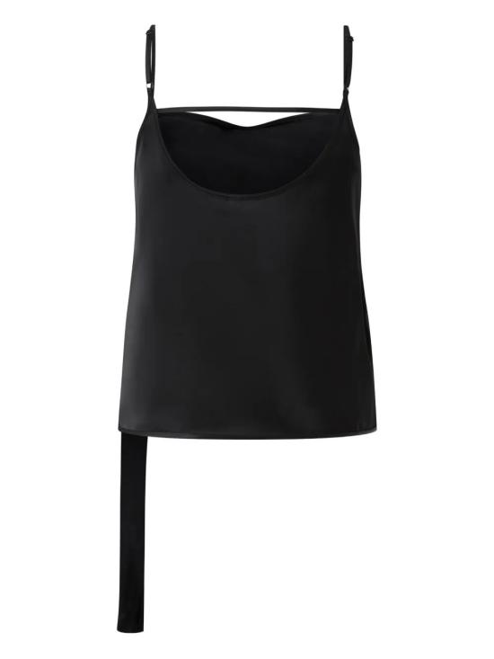 25SS 핑코 민소매 티셔츠 104684A2CO Z99 NERO LIMOUSINE