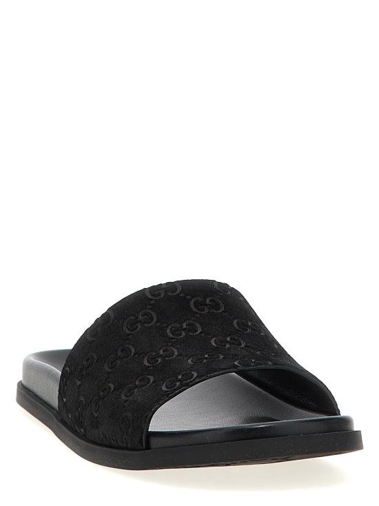 25SS 구찌 샌들 834941AADUO1000 Black - GUCCI