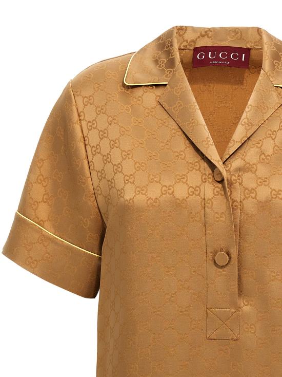 25FW 구찌 셔츠 814927ZAQKJ2031 Brown - GUCCI