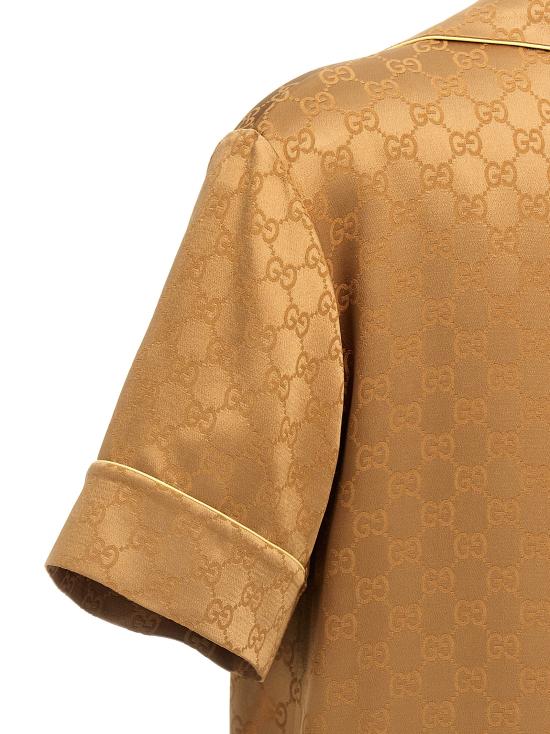 25FW 구찌 셔츠 814927ZAQKJ2031 Brown - GUCCI