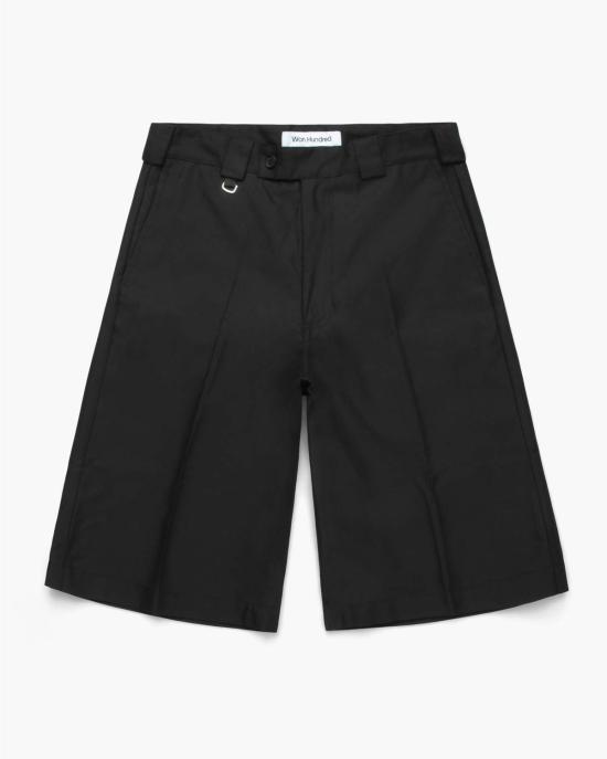  원 헌드레드 숏팬츠 렌 반바지 블랙
