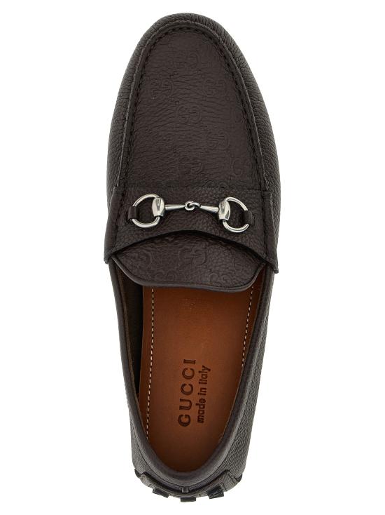 25FW 구찌 드라이버 홀스빗 765859AADQ42140 Brown - GUCCI