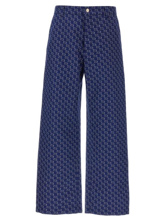 25FW 구찌 스트레이트 팬츠 814727ZAR264069 Blue