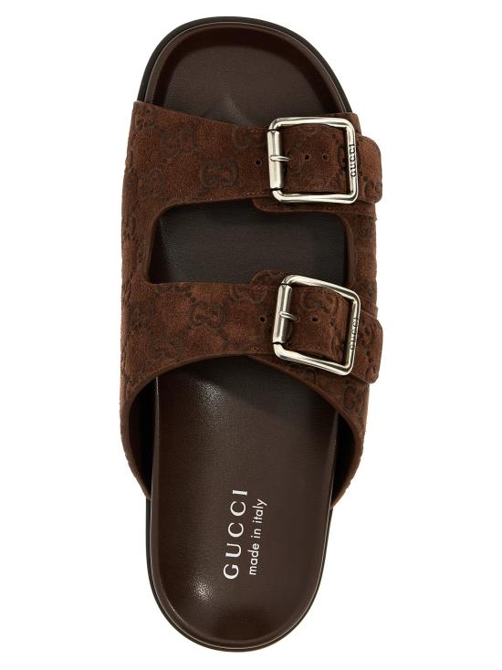 25SS 구찌 샌들 816380AADUO2256 Brown - GUCCI