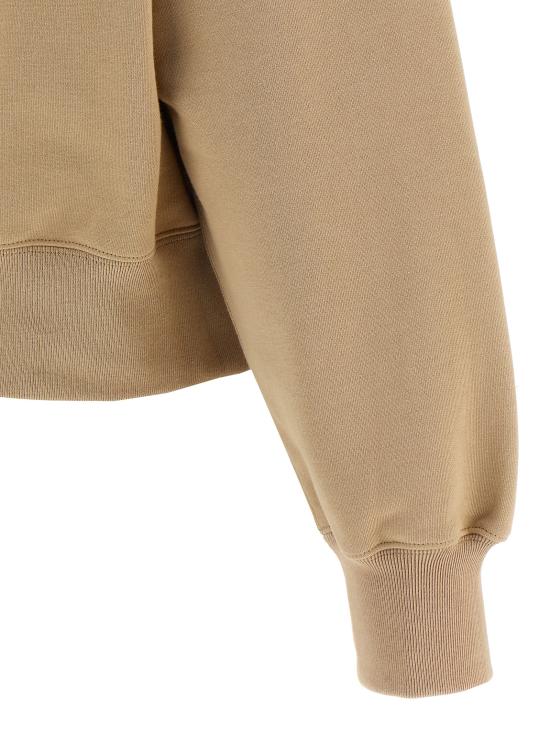 25FW 구찌 엠브로이디드 코튼 저지 후드 티셔츠 787274XJG612397 Beige - GUCCI