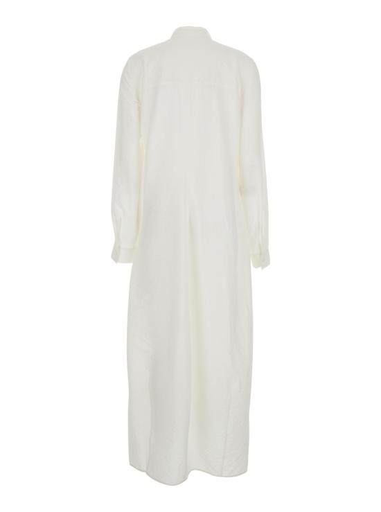 25SS 토템 롱 원피스 251WRD4489FB0368047 White - TOTEME