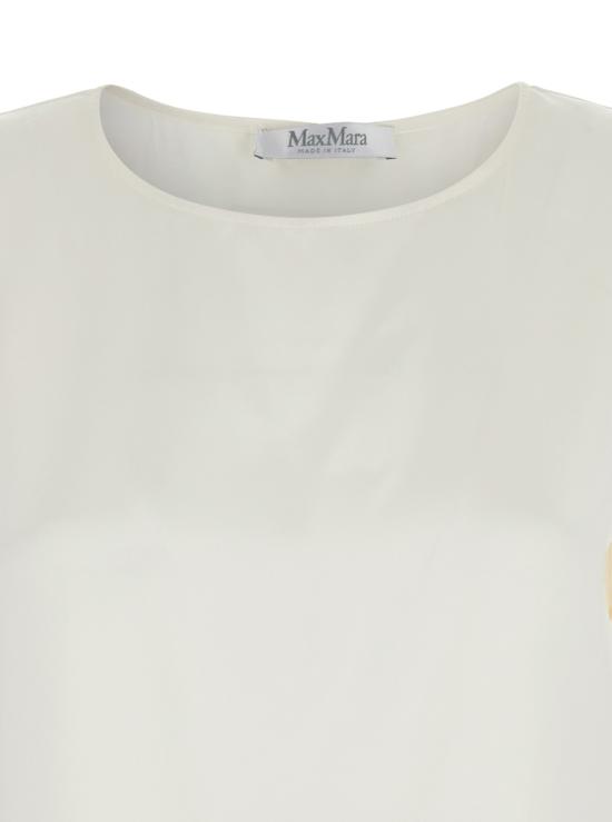 25SS 막스마라 반팔 티셔츠 2511111028600001 White - MAX MARA