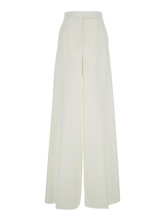 25SS 막스마라 NINFA 닌파 울 개버딘 트라우저 2511131011600001 White