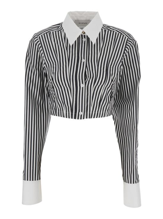 25SS 스포트막스 블라우스/셔츠 2512111022600003 White black