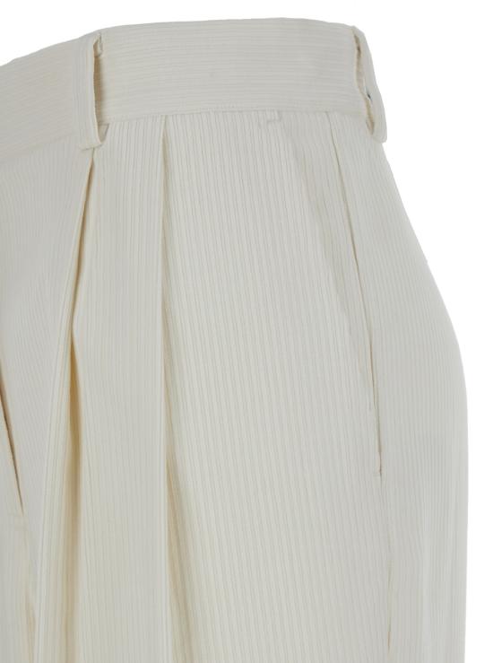 24FW 토템 스트레이트 팬츠 243WRB0202FB0191188 White - TOTEME