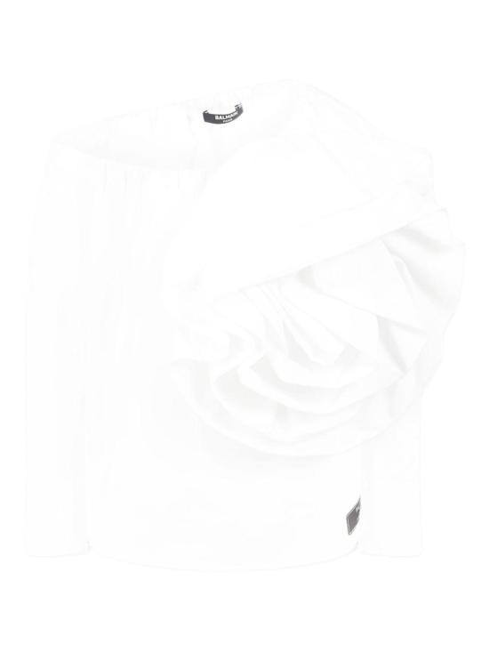 25SS [키즈] 발망 셔츠 BW5A60P0479 100 WHITE