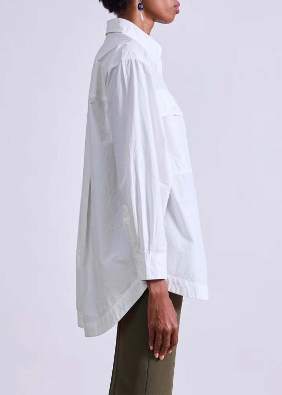  어피스 어파트 블라우스 어피스 아파트 플라워 셔츠 크림 - APIECE APART