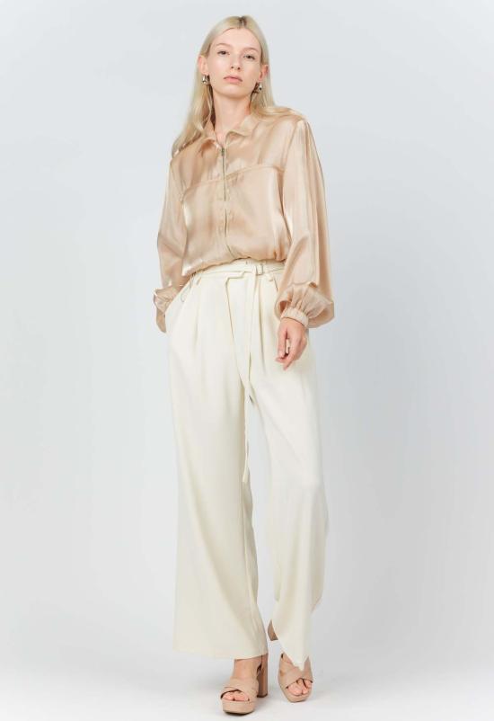  더 엔케이씨 스토어 봄버 자켓 Nkc 쉬머 봄버 재킷 샌드 - The NKC Store