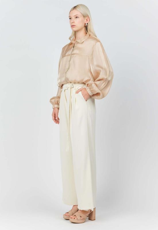  더 엔케이씨 스토어 봄버 자켓 Nkc 쉬머 봄버 재킷 샌드 - The NKC Store