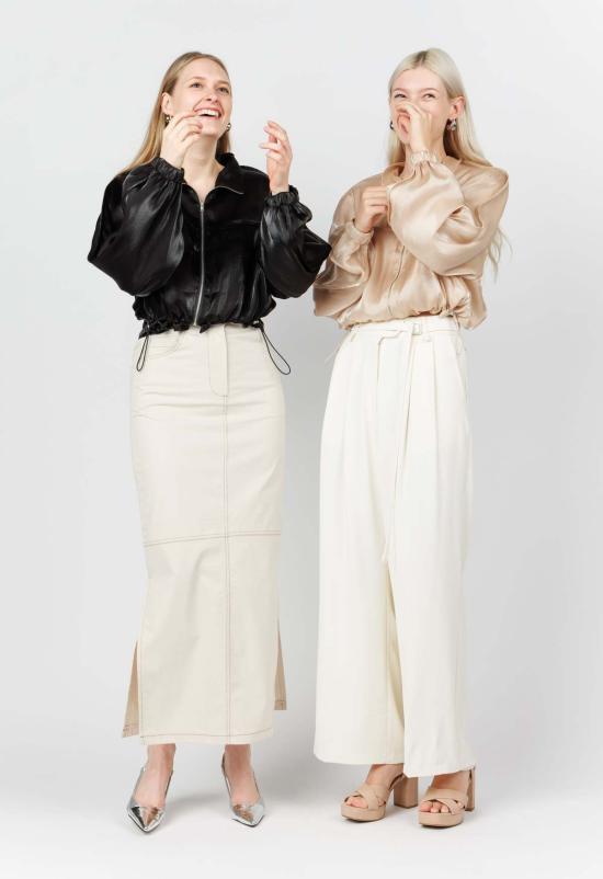  더 엔케이씨 스토어 봄버 자켓 Nkc 쉬머 봄버 재킷 블랙 - The NKC Store