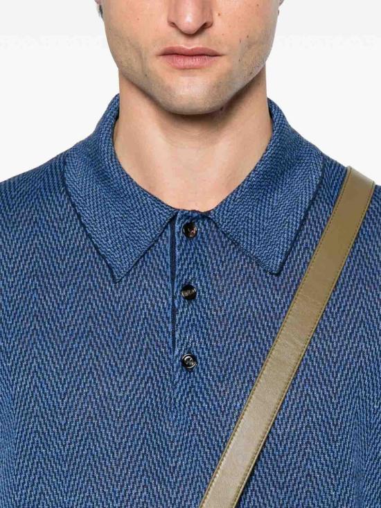 25SS 보테가베네타 반팔 티셔츠 809716V4VW04443 Blue - BOTTEGA VENETA