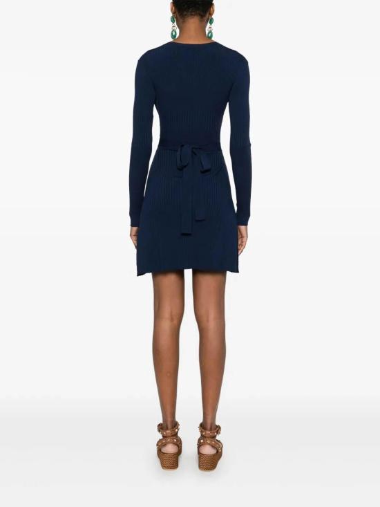  엘리자베타프랜치 미디 스커트 AM14T51E2DC8 Blue - ELISABETTA FRANCHI