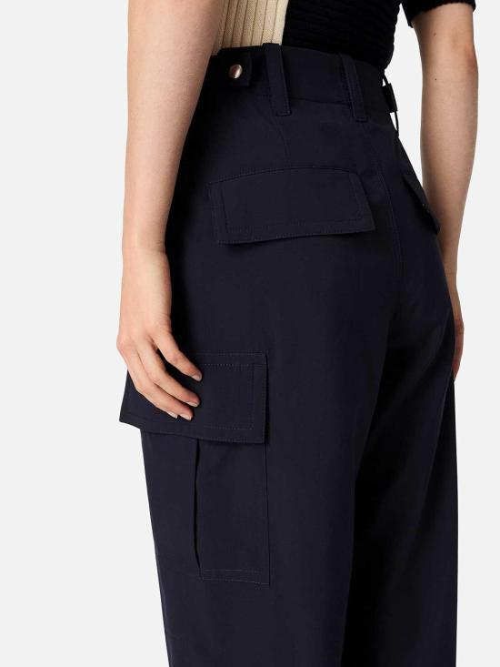 25SS 보테가베네타 스트레이트 팬츠 814214V4XP04246 Blue - BOTTEGA VENETA