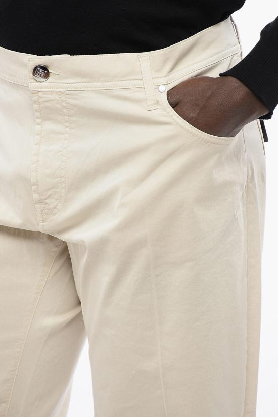  꼬르넬리아니 스트레이트 팬츠 754JD2 5120149 073 Beige - CORNELIANI