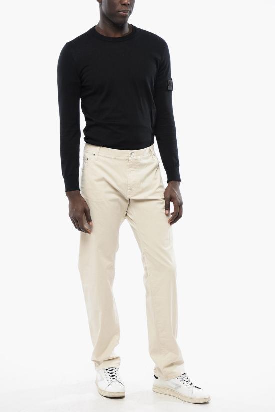  꼬르넬리아니 스트레이트 팬츠 754JD2 5120149 073 Beige - CORNELIANI