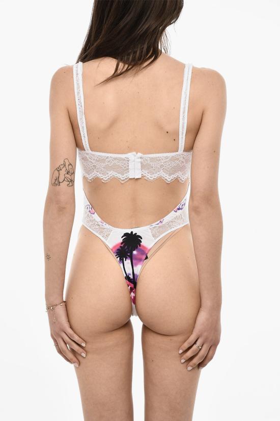  디스퀘어드2 원피스 수영복 D8F0M5630 ISA01 110 White - DSQUARED2