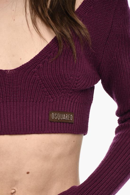  디스퀘어드2 긴팔 티셔츠 S75HA1224 S18305 406 Violet - DSQUARED2